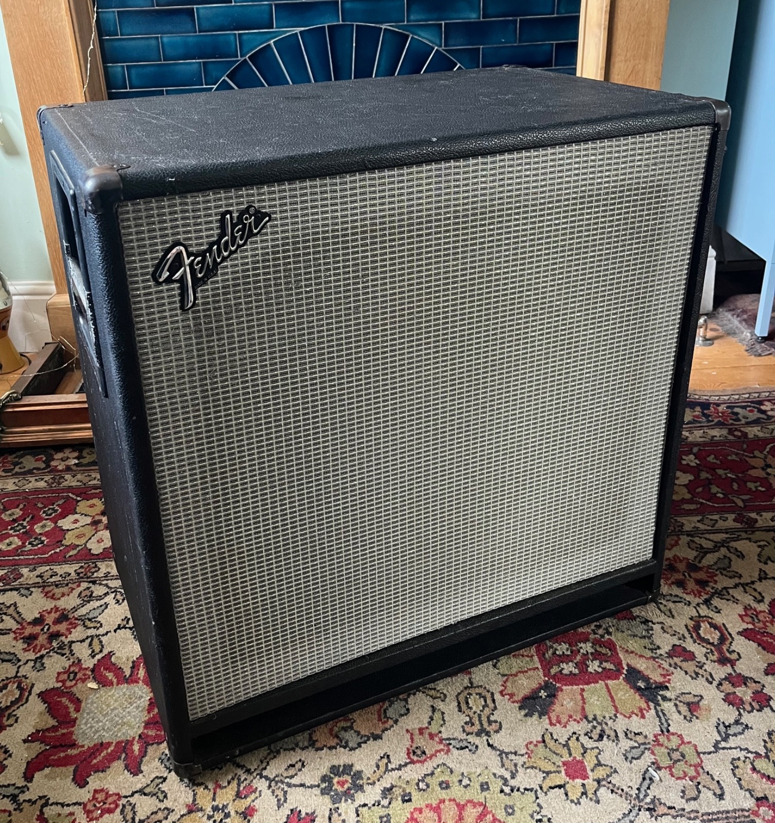 Vintage Fender Bassman 15 Bass Cab with upgraded Celestion Neodymium Speaker
