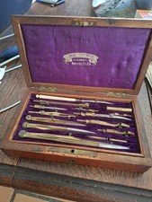 boîte de compas ancienne début du XXème siècle