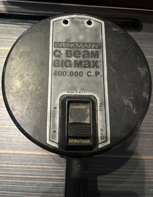 Brinkmann Q-Beam Big Max 400,000 Candle Power Handheld Spotlight USA