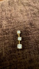 3Stone Diamond pendant excellent condition ha...
