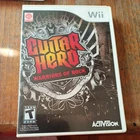 Nintendo Wii Guitar Hero Warriors Of Rock Game (2010) CIB