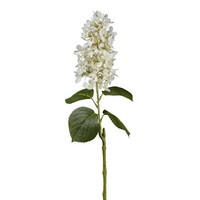 artplants Kunstblume Rispen-Hortensie Kinely, Weiß, 75Cm