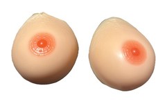 Self-adhesive Silicone Breast Forms Fake Boobs Crossdresser Bra Enhancers 1 Pair