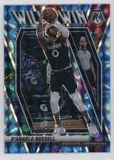 2020-21 Panini Mosaic Will to Win Reactive Blue Prizm 52/99 D'Angelo Russell 6k2