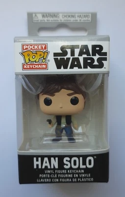 Porte-clés Funko Pocket POP Star Wars Han Solo Vinyl Figure Keychain NEUF - Photo 1/4