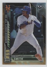 2016 Bowman Scouts' Top 100 Gold Refractor 12/50 Dominic Smith #BTP-69 0o9