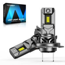 NOVSIGHT 2X H7 100W LED Headlight Bulbs 6500K White 30000LM Canbus Error Free UK