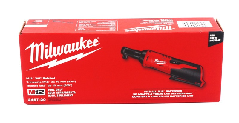 NEW Milwaukee M12 12V Cordless 3/8 Ratchet 2457-20