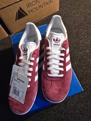 Adidas- Gazelle Sneaker, US 10 Mens- Collegiate Burgundy (NIB) ***