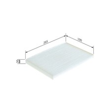 Filtre d'habitacle Nissan QASHQAI