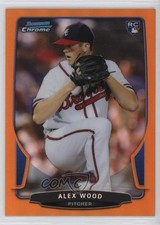2013 Bowman Draft Chrome Orange Refractor 22/25 Alex Wood #39 0v0