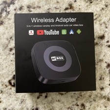 Wireless Carplay AI Box Android Auto Adapter Converter Car Video 3 In 1 CXZ-715