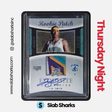 2004 UPPER DECK EXQUISITE COLLECTION #53 J.R. SMITH PATCH AUTO ROOKIE /225