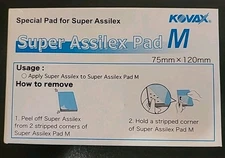 KOVAX 971-0025 Super Assilex Pad M 4 Pieces. Used. Good Condition 