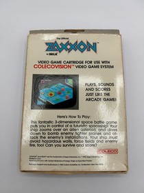 Zaxxon (ColecoVision, 1982) Complete in Box CIB w/ Manual &ndash; Coleco Sega