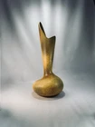 Whoa! Vintage Royal Haeger Blast Yellow Subtle Drip Glaze Vase R1752 MCM 16.5"