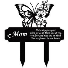 Memorial Stakes for Cemetery Grave Markers Waterproof Garden Decorations
