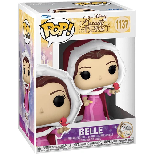 Funko POP! Beauty and the Beast BELLE (WINTER) #1137 Disney NEW +Protector NM
