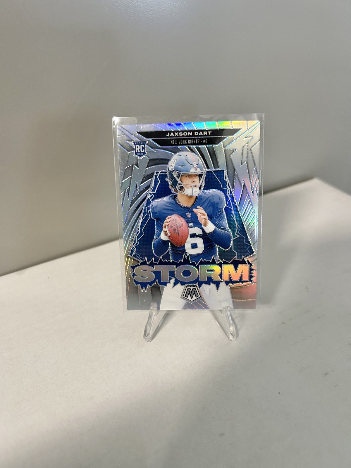 2025 Panini Mosaic - Storm Mosaic Jaxson Dart #12 Silver Prizm (RC)