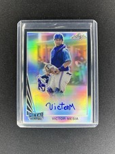 2021 Leaf Metal Draft 1990 Leaf Auto Blue jays Victor Mesia  15/15 Rare Mint 🔥