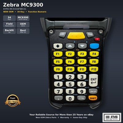 Zebra MC9300 KYPD-MC9334FNR-01 34-Key Function Numeric Keypad New OEM