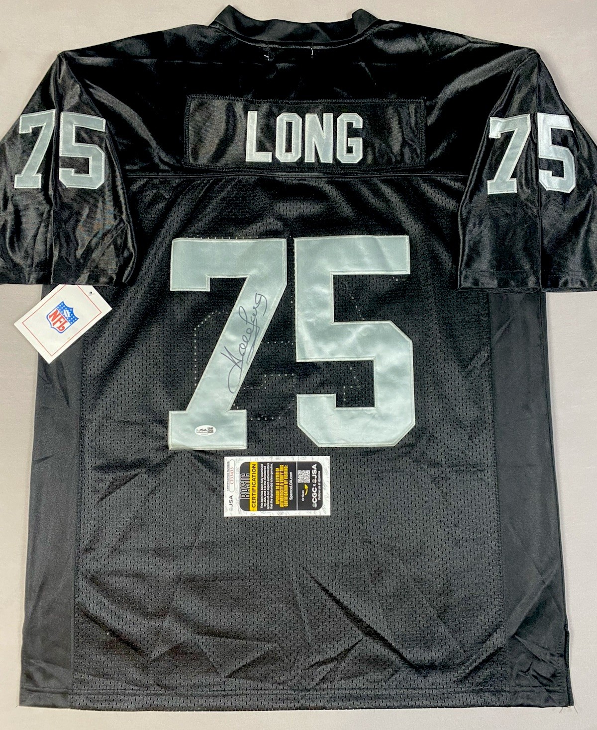 Howie Long Autographed Signed Oakland Raiders - 1987 MITCHELL & NESS JERSEY JSA CI33433 