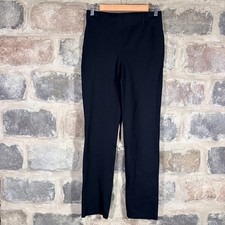 Quince Women's Black Stretch Slim Leg Pants Size Small Pull On Casual Office