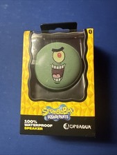 SpongeBob SquarePants 100 Waterproof Shower Pool Bluetooth Speaker Plankton