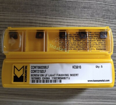 New Kennametal CCMT060208LF KC5010 CNC blade Carbide Inserts Original 10pcs