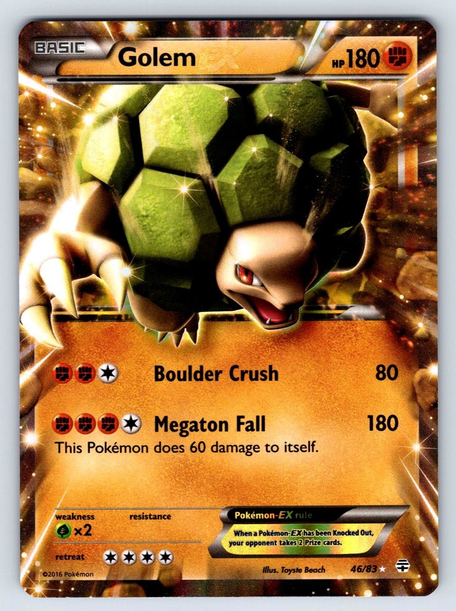 golem ex pokemon card value Pokemon Card Golem 052/086 Holo Rare 1st Edition NM-EX 2005 Japanese s Dragon Holofoil buy this pokmon card at Pok Jeux. Golem ex Pokemon Cards Price