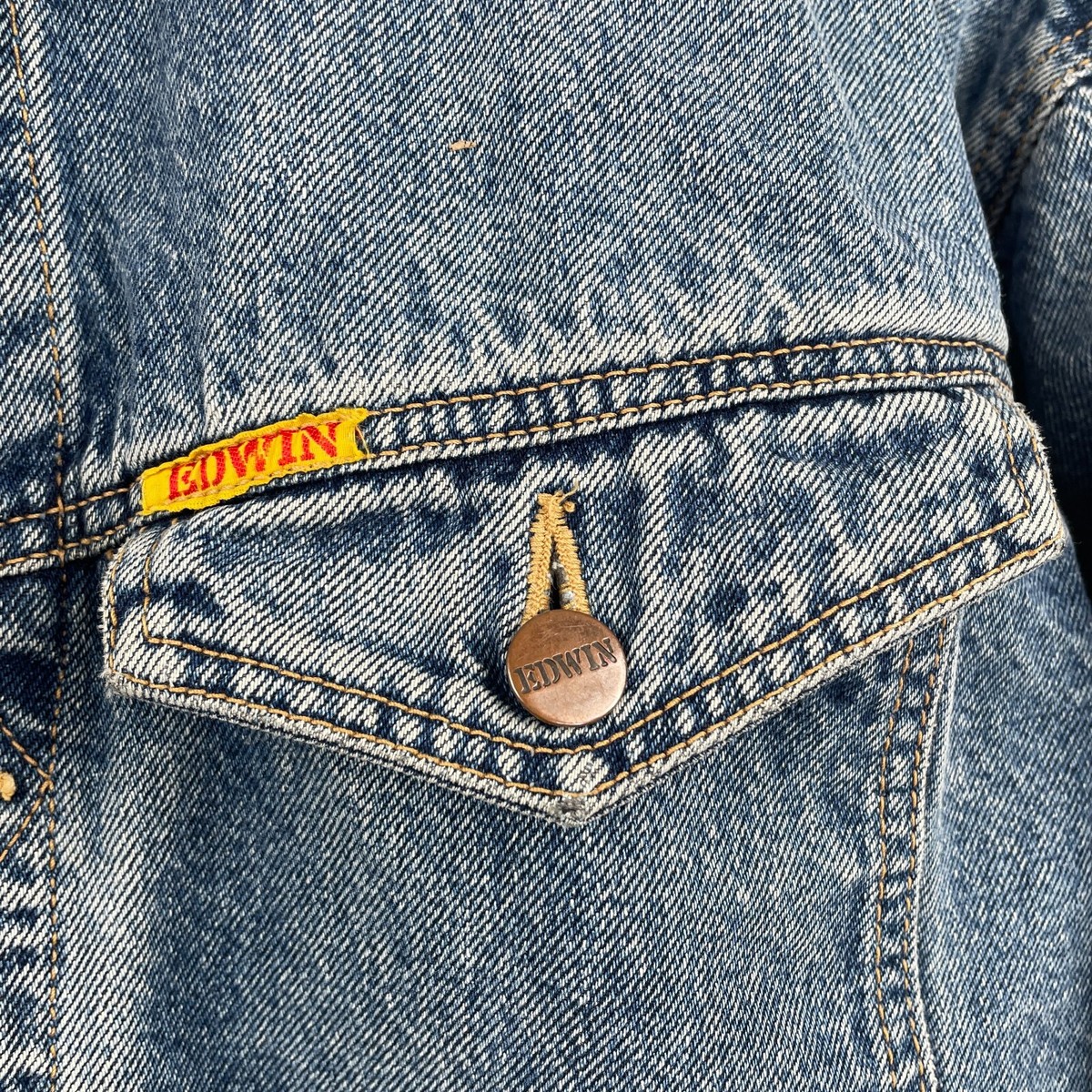 Vintage Edwin Denim Jacket Made In Japan Size L | eBay Vintage Edwin Denim Jacket Made In Japan Size L | eBay