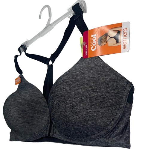 Warner's Bra Wirefree Front Close Racerback Play It Cool Moisture Wicking RM4281 - Picture 42 of 72