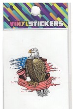 American Stoic Bald Eagle High Quality Vinyl Sticker UV/Weather Resistant