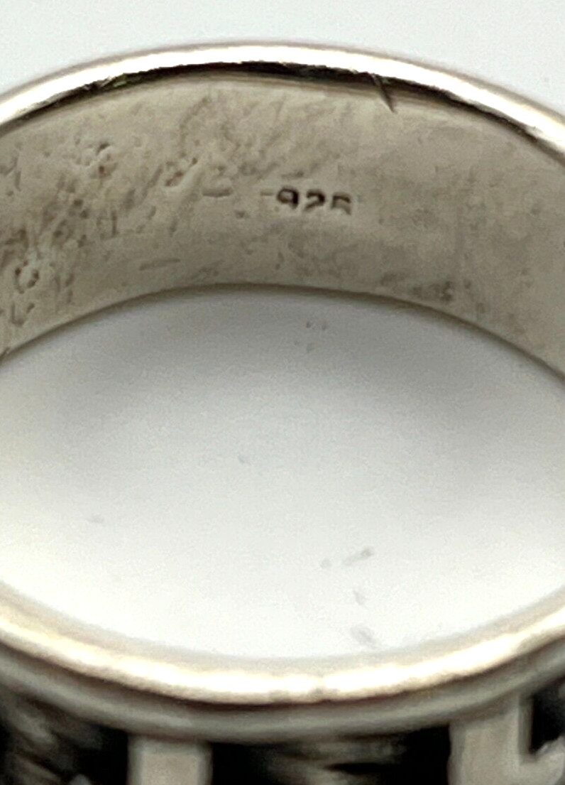 Solid Sterling Silver 925 embossed CHRISTIAN CROS… - image 5