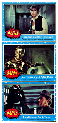 1977年製!STAR WARSカード　セット 1977 Topps Star Wars Red Border Series 2 Partial Trading