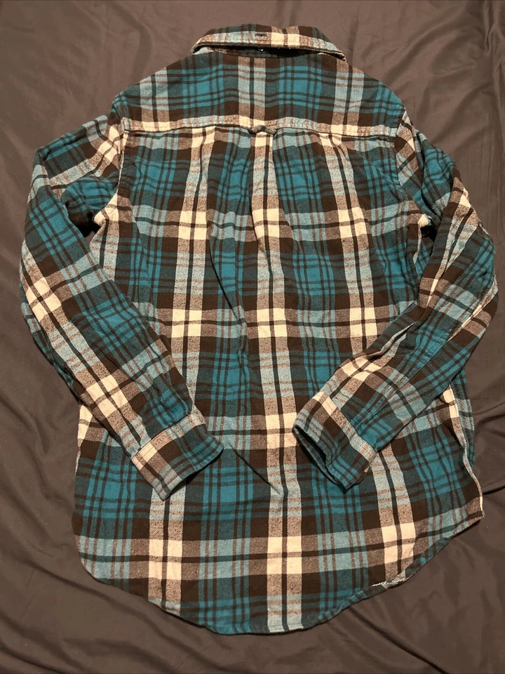 Hurley Flannel Shirt - Men’s Size S - Plaid Long Sleeve - Image 2 of 4