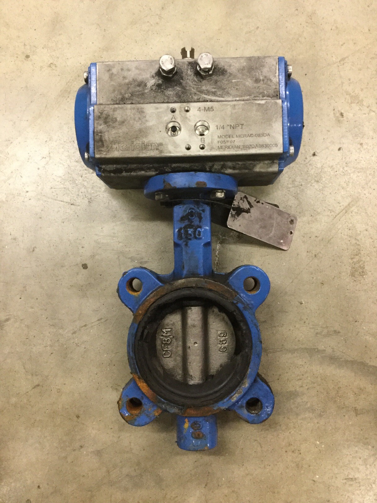 Meridian MERAC083DA F05/F07 Actuator & Valve, 1/4” NPT eBay