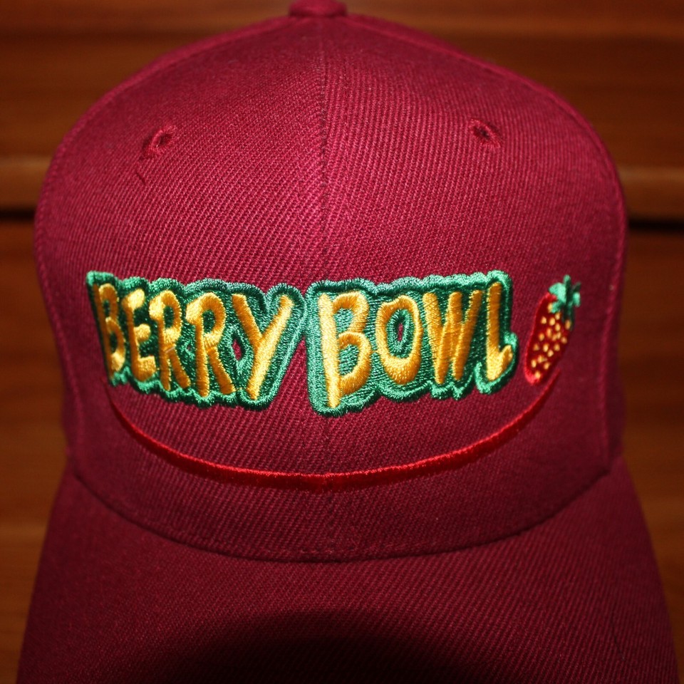 vintage BERRY BOWL baseball cap Nissin trucker hat Watsonville Berry Co