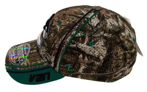 Zephyr NHL Vancouver Canucks "Sight" Mossy Oak Curved Bill Stretch Fit Hat NWT - Picture 2 of 6