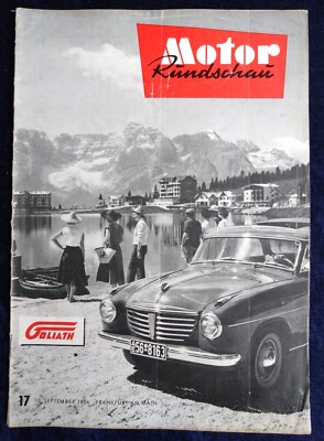 Motor Rundschau 17/1956 Borgward Isabella TS, Opel Olympia 1957