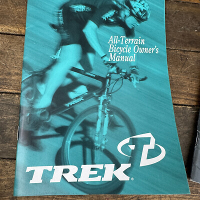trek bicycle repair manual Vintage Trek Owners Manual Mountain Bike All Terrain 90s 1997 USA Brochure  B2