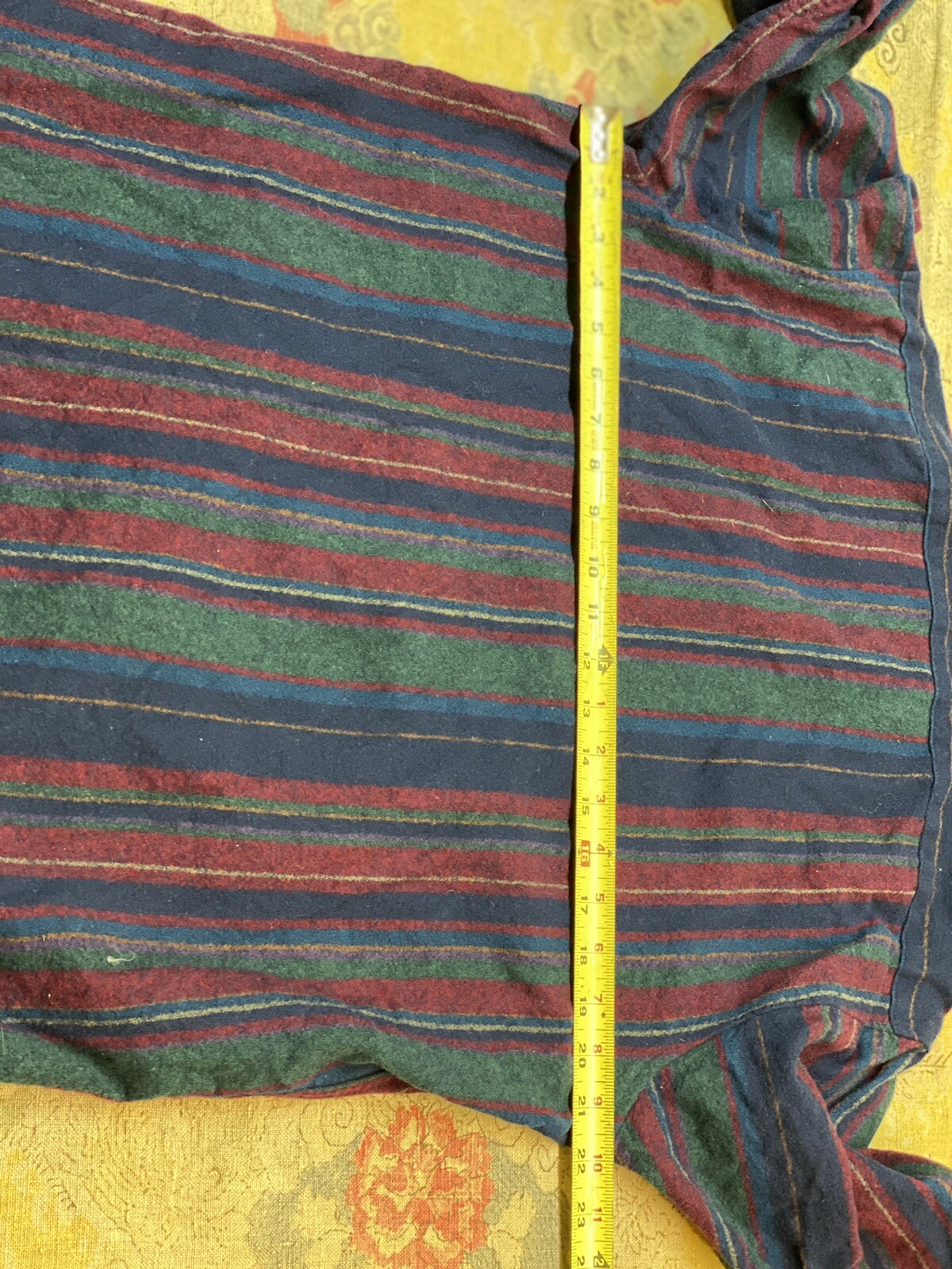 Mens Medium Pendleton Striped Wool Long Sleeve Sh… - image 6