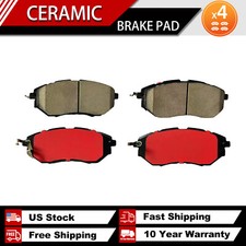 Front Ceramic Brake Pads D1078 Fit for Subaru Legacy 2005-2016 Outback 2010-2016