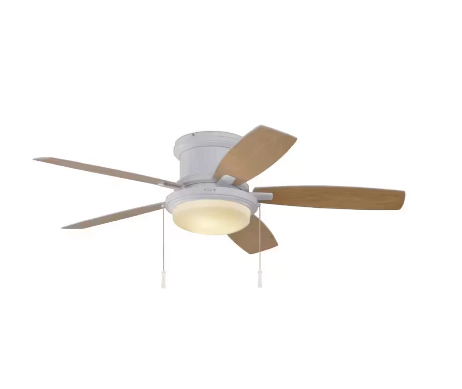 Hampton Bay Roanoke 48" LED Indoor/Outdoor Matte White Ceiling Fan YG216-MWH - Image 2 of 4