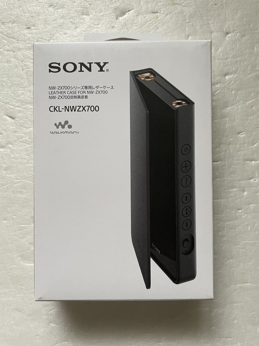 Sony CKL-NWZX700 Leather Case Black for Walkman NW-ZX707 New from Japan