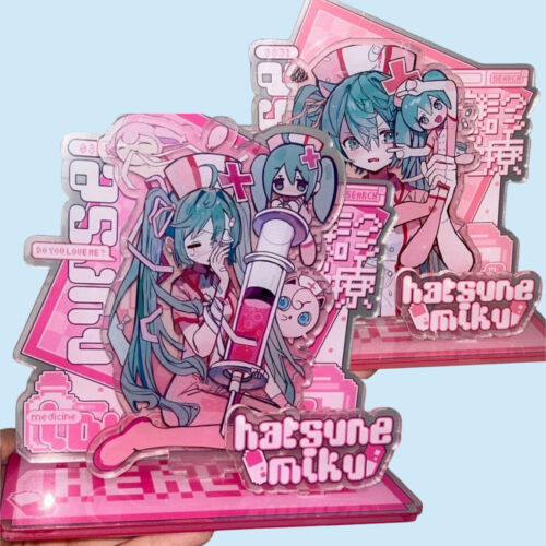 Hatsune Miku Anime Figure Acrylic Standing Sign Cartoon Cute Stand Model Desktop - Picture 7 of 12