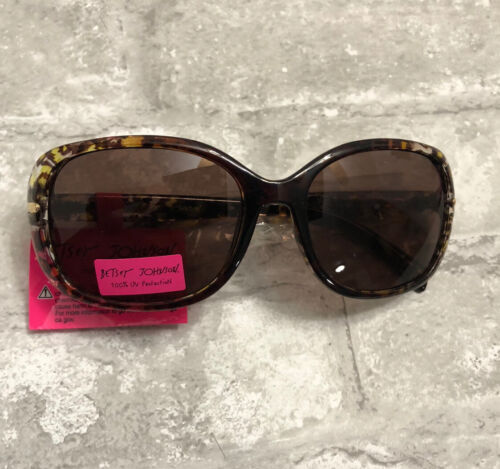 Betsey Johnson Sunglasses Clear Red Womens 48-16-130 10787  display picture 3