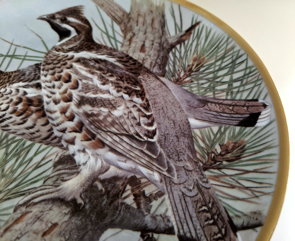 Franklin Porcelain - GAMEBIRDS OF THE WORLD BY BASIL EDE - Hazel