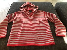 Mini Boden Boys 7/8 Sweater Blue & Red Stripe...
