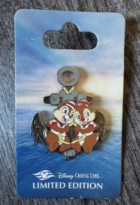 Disney Cruise Line DCL Chip And Dale Anchor Le 750 2011 Pin HTF